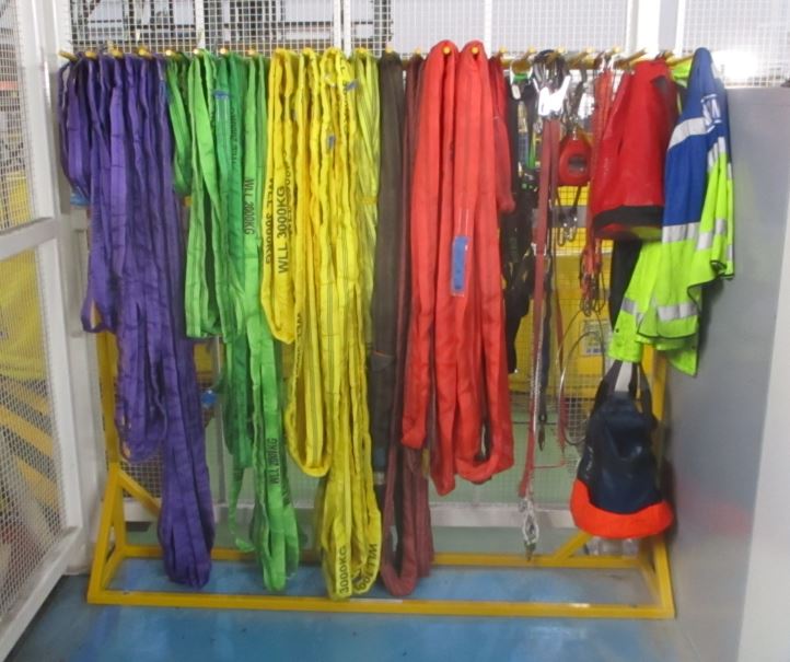 Harness Rack In Use