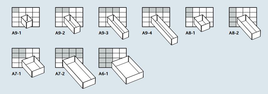 Assorter 4x4 Layouts