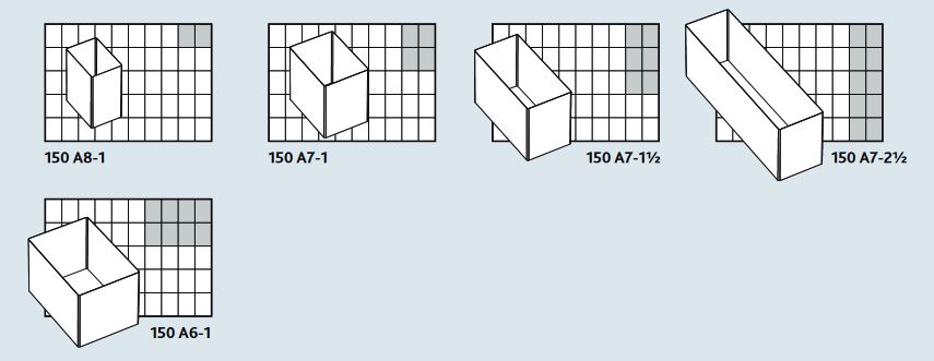 CarryLite 150 Layouts