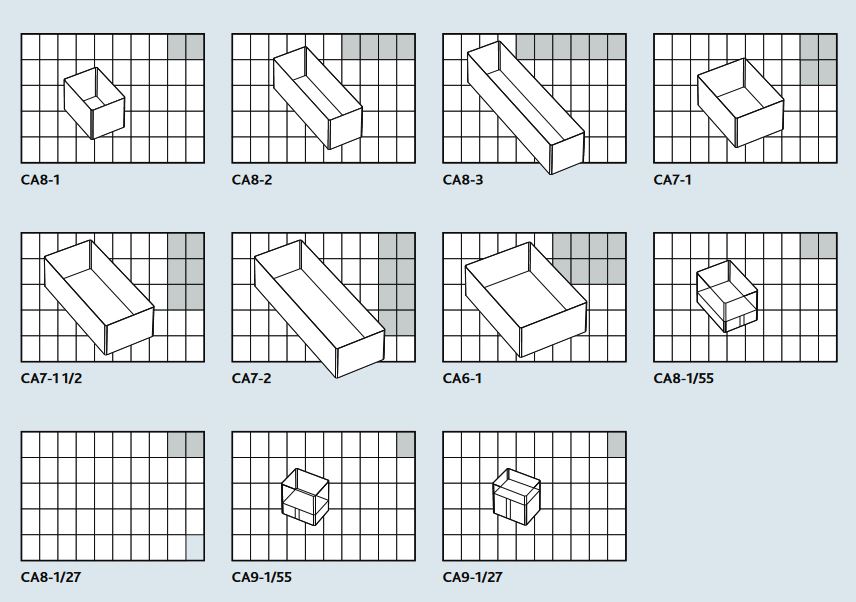 CarryLite LMS 80 5x10 Layouts